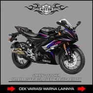 Yamaha R15 V4/R15M Livery Graphic Rainbow Striping / R15M Motorcycle Striping Rainbow Graphic Motif 