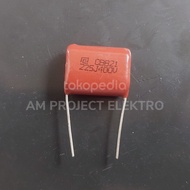 Kapasitor milar 2.2uf 225 225j 225k 400v