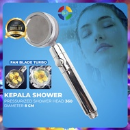 (GI) Bathroom Shower Head Pressurized Shower Head 360