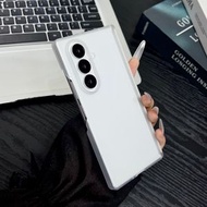 適用三星zfold7磁吸膚感磨砂手機殼雙中軸側邊加高保護中軸磁吸-無磁吸 三星Galaxy Z Fold7