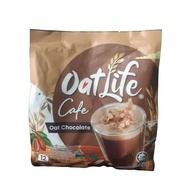 Oat life Cafe Oat Chocolate (1 pack contains 12 sachets) Healthy and delicious Oat & Chocolate powde