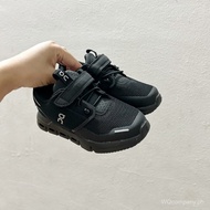 Kid Shoe New Magic Buckle Elastic Band Children's Sports Shoes/All Black 6H4A