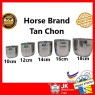 Horse Brand Stainless Steel Tan Chon (炖盅) Bowl 10-18cm Horse Brand Stainless Steel Bowl mangkuk bula