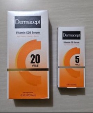 (出讓)
Dermacept Vitamin C20 Serum 
C20 純維他命C精華 15ml
Dermacept Vitamin C5 Serum 
C5 純維他命C精華 12ml