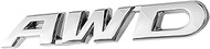 OnlyYou.X New AWD Emblem AWD Badge 3D Logo Decal Sticker Fit for Universal Cars 6 Inches Length 1 Pi