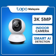 【SIRIM】TP‑Link Tapo TC74 AI Home Cam 3K 5MP 360° Coverage, Motion Alerts, Siren, Night Vision