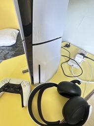 PS5 slim 光碟版連pulse elite 無線耳機 手制 九成新