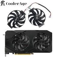 FDC10H12S9-C RTX 2060 SUPER 2070 GTX1660 Ti Cooling Fan For ASUS GTX 1660 1660Ti DUAL EVO OC RTX2060