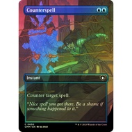 Counterspell Borderless Foil NM MTG - Commander Masters