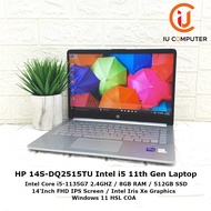 HP LAPTOP 14S-DQ2515TU INTEL CORE I5-1135G7 8GB RAM 512GB SSD USED LAPTOP REFURBISHED NOTEBOOK