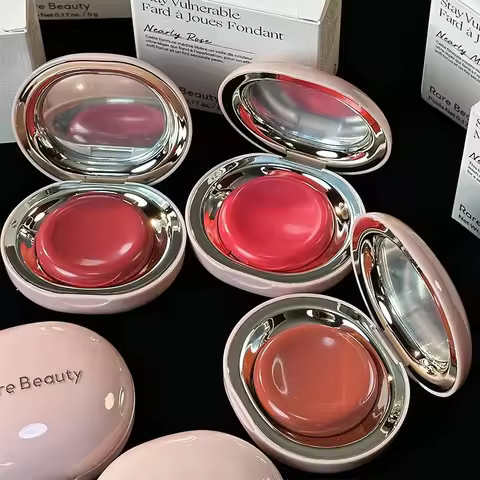 Rare Beauty Rose Neutral Mauve Blush Powder Portable Makeup Liquid Blush Moisturizing Dual-use Water