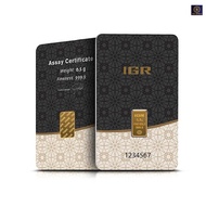 0.5 gram Istanbul Gold Refinery Gold Bar (IGR)