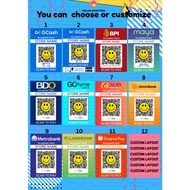 QR Code Standee - Gcash, any QR bank payment or any QR related layout (4 x 6 inches)
