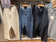 Uniqlo New Fashion version Ready-stock UNIQLO men's/women's workwear denim trousers (washed products