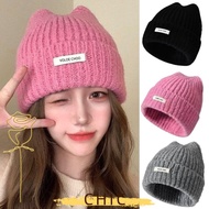 CHIC Knitted Beanies, Solid Color Outdoor Winter Autumn Hats