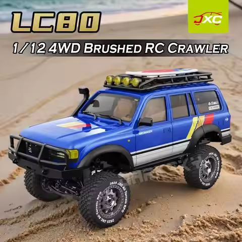 JXC LC80 4WD Brushed RC Rock Crawler 2.4GHz RTR 1/12 Electric Remote Control Model Cars Adult Childr