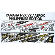 YAMAHA NVX V2 / AEROX PHILIPPINES ABS EDITION ( 48 ) BODY STICKER ( READY STOCK )