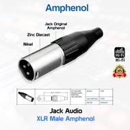 Jack Audio Profesional XLR Male AMPHENOL - TJEAUDIO