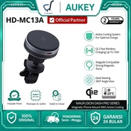 AUKEY Qi2 Magnetic Car Phone Mount Fast Wireless Charging 15W With Active Cooling HD-MC13A Qi2 Wirel