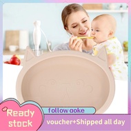 Aoke Kid Suction Bowl  Flexible Portable Baby Food Cute for Dining Room