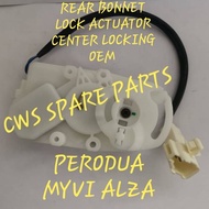 PERODUA MYVI ALZA REAR BONNET LOCK ACTUATOR CENTER LOCKING (OEM) 69350-BZ020
