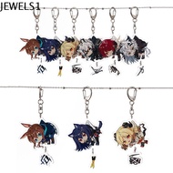 JEWELS1 น่ารักค่ะ เด็กๆ อมิยะ จี้ห้อยกระเป๋า Llaveros Lappland พวงกุญแจอะคริลิค พวงกุญแจเกม arknight