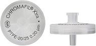 MACHEREY-NAGEL 729207.400 CHROMAFIL Extra PTFE Syringe Filter, Labeled, 0.2µm Pore Size, 25 mm Membrane Diameter (Pack of 400)