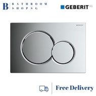 Geberit Sigma01 Actuator Plate 115.770.21.5 | Bright Chrome Toilet flush plate