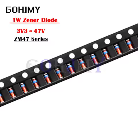 20PCS 1W Zener Diode LL-41 3V3~47V SMD 3V3 3V9 4V3 4V7 5V1 5V6 6V2 16V 22V 24V 30V 33V 39V 43V 47V Z