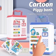 Kids Simulated Face Recognition Automatic Electronic Piggy Bank ATM Password ATM Bank Safe Box Toys
