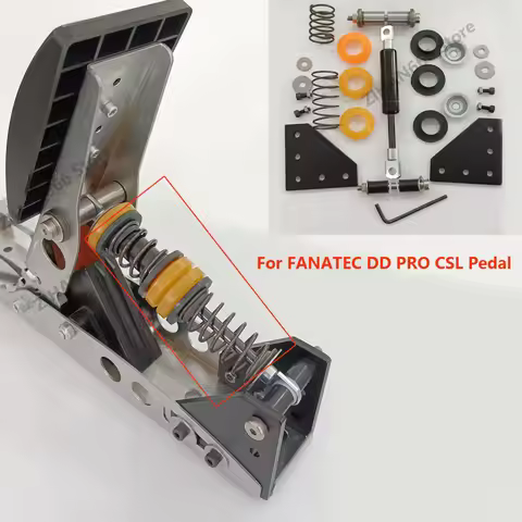 For FANATEC DD PRO CSL Pedal Simulated racing Modification Pedal Brake Throttle Adjustable Damping M