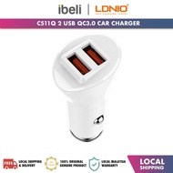 LDNIO C511Q 2 USB Quick Charge 3.0 Fast Charging Car Charger