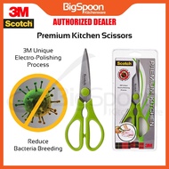 3M SCOTCH KS-AB Premium Kitchen Scissors Heavy Duty Stainless Steel Antibacterial Shears Gunting Dap