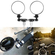 Foldable handlebar bar end mirror motorcycle mirrors