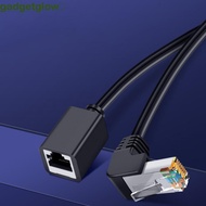 GADGETGLOW​ Network Extension Cable CAT6 LAN Network Multiple Angles Network Cable Right Angle 90 De