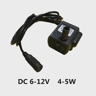 Mini Water Pump 3-9V USB plug 12V Hydroponic Cooling Circulating Aquarium Pet Drinking Water Silent 