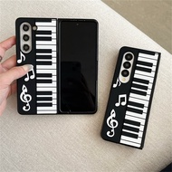 Funny Cute Classic Korean Piano Pattern Phone Case for Samsung Galaxy Z Fold7 Z fold7 Z Fold 6 Z Fol