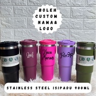 [BOLEH CUSTOM NAMA] Tumbler Kosong 900ML tahan panas tahan sejuk 12 Jam