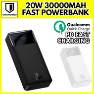 Baseus 20Watt 30000mAh 20000mAh 10000mAh Fast Charge Powerbank Digital Display Power Bank PD3.0 + QC3.0 Type C Cable Fast Charge Cable USB Charger