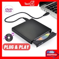 External CD DVD Drive USB Slim Portable External DVD Player Optical Drive DVD CD-RW Burner Driver La