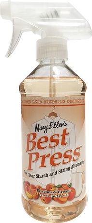 Mary Ellen Products Mary Ellen's Best Press Clear Starch Alternative, Peaches and Cream, 16-Ounce