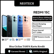 Xiaomi Redmi 15C (6GB/128GB | 8GB/256GB) - Garansi Resmi - Bisa Cicilan Tanpa Kartu Kredit - HP Mura