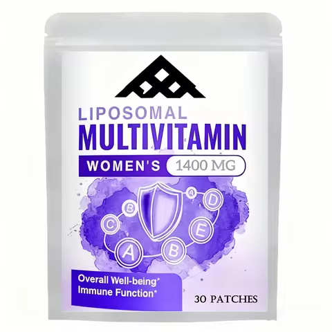 30 Patches Liposomal Multivitamin For Women Transdermal Patches For Hair, Skin, & Nails, Bone Health