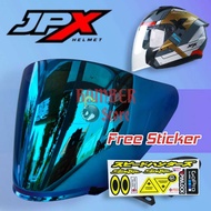 Jpx nova x helmet visor, jpx nova flat visor, open venom iridium revo