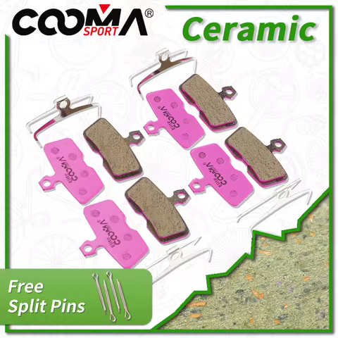 4 Pairs Ceramic Disc Brake Pads for AVID Code R, SRAM Motive, DB8, CODE R (2011 to Now) Caliper, Eli