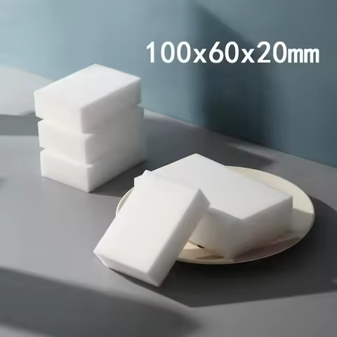10/20/50/100Pcs hite Cleaning Sponges Cleaner Melamine Sponge Magic Sponge Eraser For Kitchen Bathro