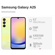 Used Samsung Galaxy A25 5G(6.5) || 8GB+256GB || Samsung Malaysia Set