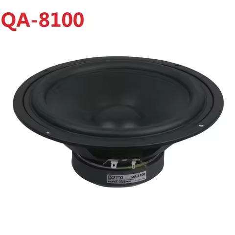 1 Pieces Original KASUN QA-8100/QS-8210 8'' Home Audio DIY HiFi Woofer Speaker Driver Unit Black PP 