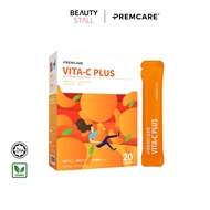 PREMCARE Vita-C Plus 3.5g x 20s | Vitamin C 500mg Immune Booster Supplement Vit E & Orange Juice