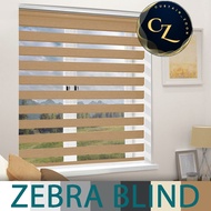 Zebra Blind / Langsir Bidai Korea / Hight 6 Feet / Free Screw & Wall Plug Window Blind